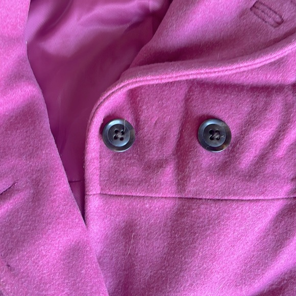 Pink -Gap- Wool Pea Coat - Size Small - Picture 3 of 12
